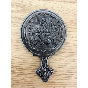 Hand Mirror - SCHOONHOVENSCHE ZILVERFABRIEK - J HOOIJKAAS  - HOLLAND Vintage